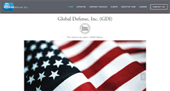 Desktop Screenshot of globaldefenseinc.net