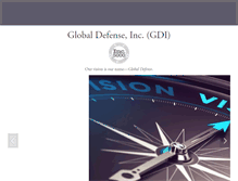 Tablet Screenshot of globaldefenseinc.net